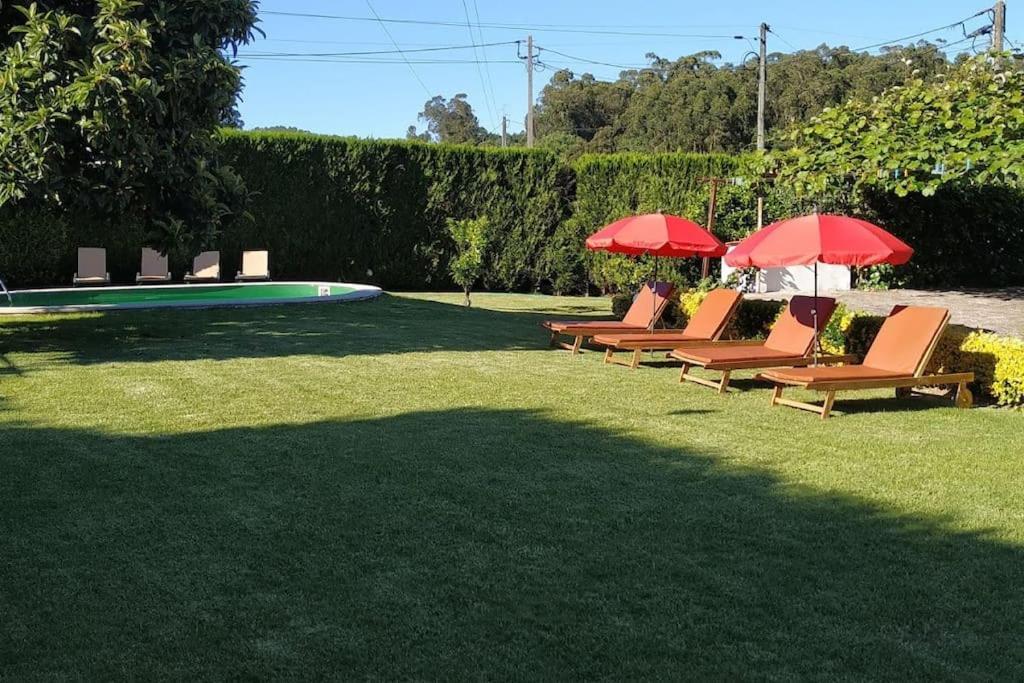 Casa De Marlaes Villa Lousada Esterno foto